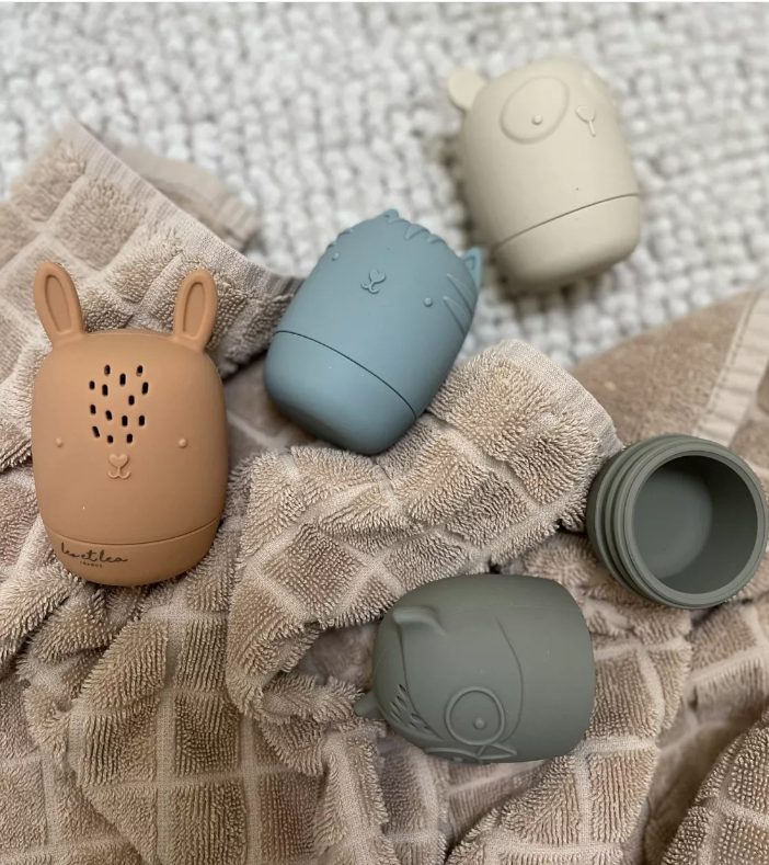 Jouet de bain en silicone 4 pieces