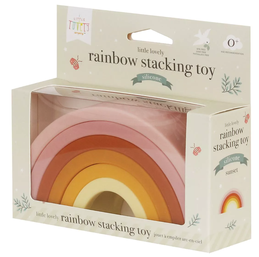 Jeu a empiler arc-en-ciel
