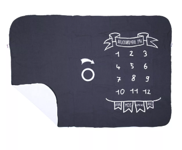 couverture éveil + photo avec accessoire