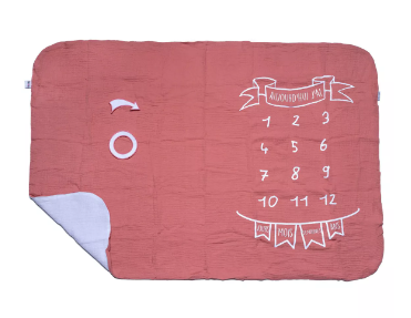 couverture éveil + photo avec accessoire