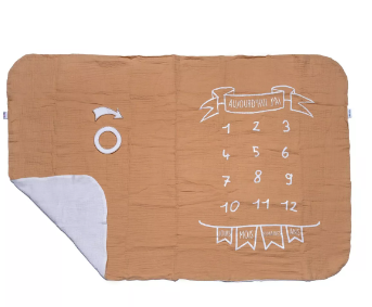 couverture éveil + photo avec accessoire