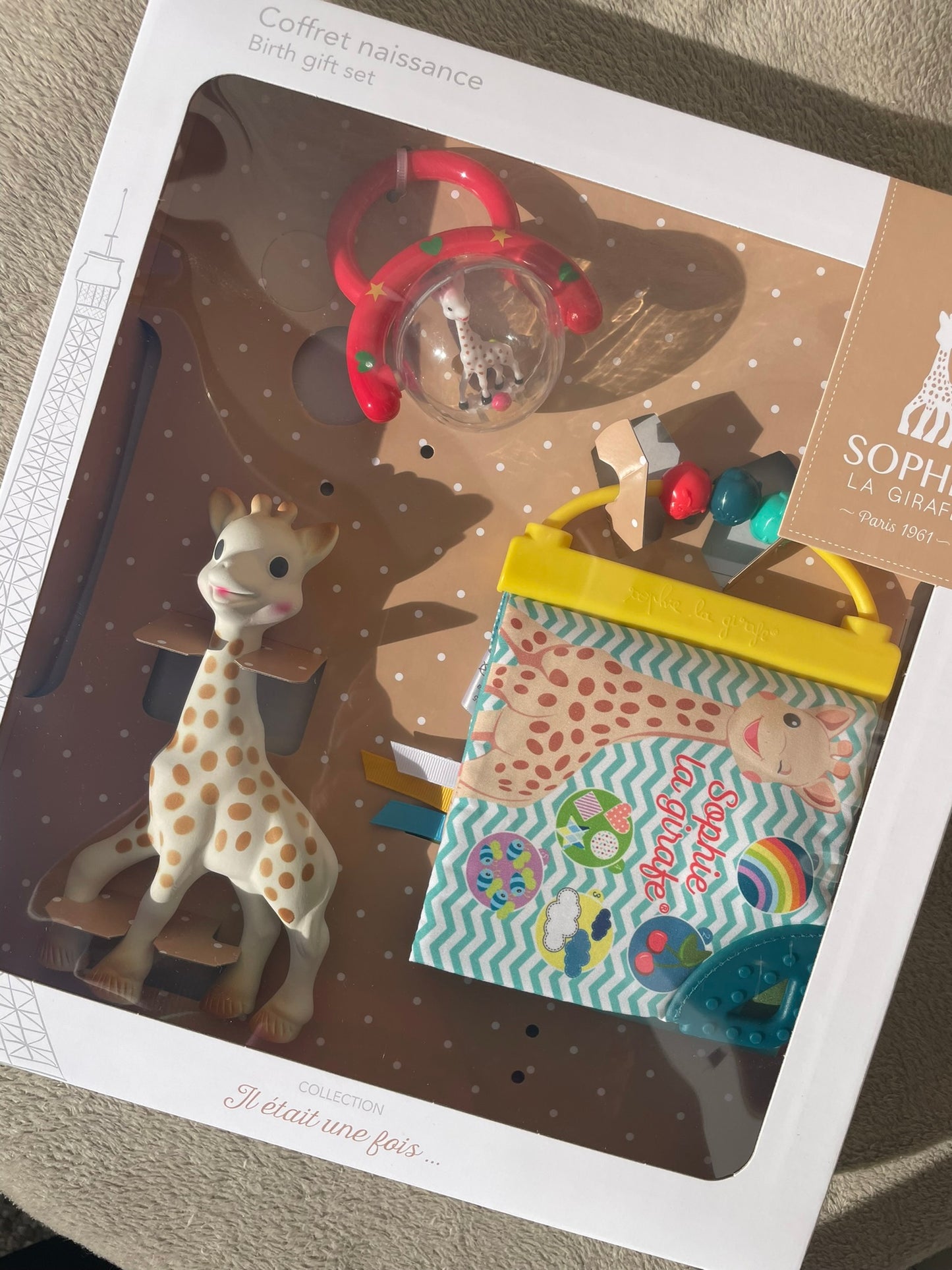 Coffret naissance Sophie la girafe